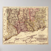 Carte panoramique ConnecticutConnecticut 2