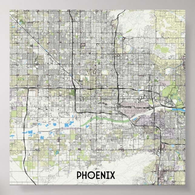 Poster Carte Phoenix (Devant)