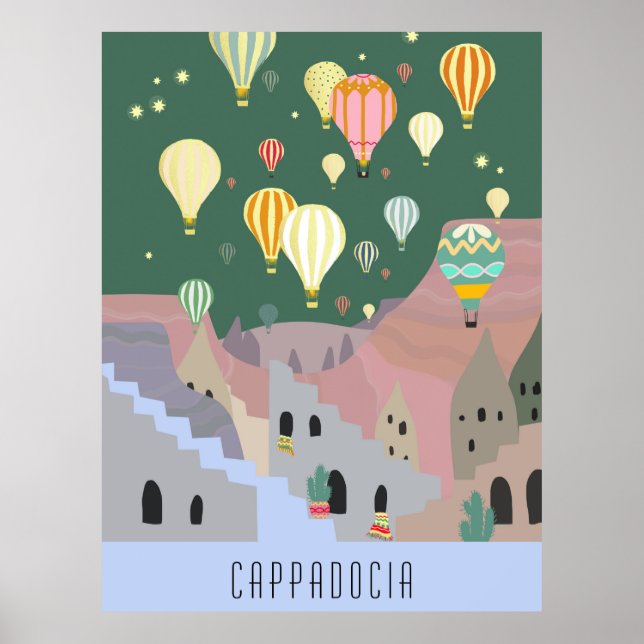 Poster Carte Postale De La Cappadoce | Kapadokya rêve de  (Devant)