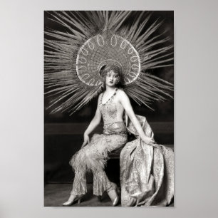 Poster Carte postale tôt de Français des années 1900