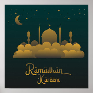 Poster carte ramadhan kareem