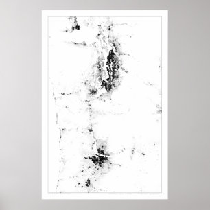 Poster Carte routière du recensement de Cascadia