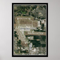 Carte satellite de l'aéroport international George
