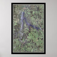 Carte satellite de Stockton Lake Missouri