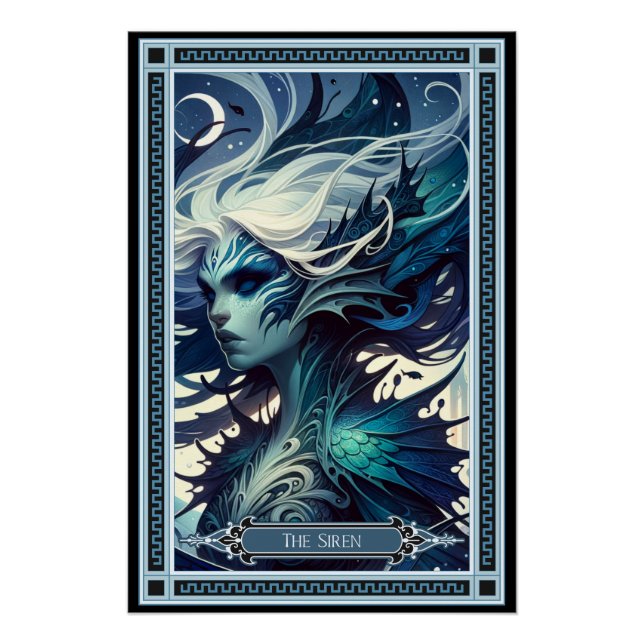 Poster Carte Siren Tarot (Devant)