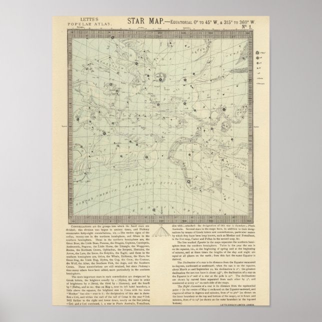 Poster Carte Star 2 (Devant)