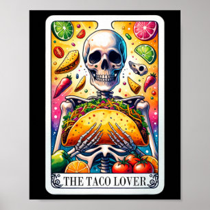 Poster Carte Taco Lover Tarot Mardi Cinco De Ma