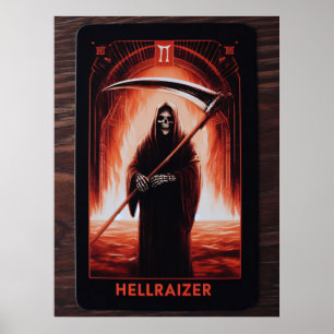 Poster Carte Tarot de l'outil HellRaizer