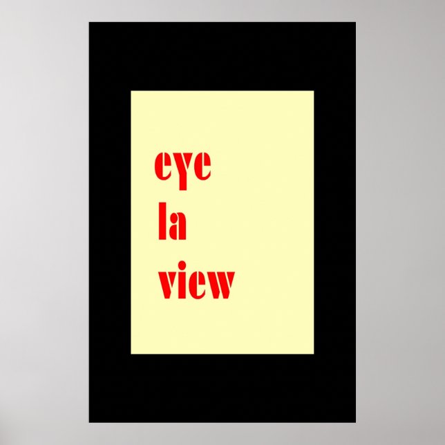 Poster Carte U LUV (Devant)