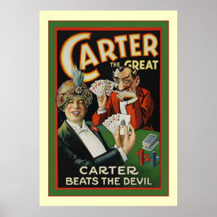 Poster Carter le grand magicien de cru de ~