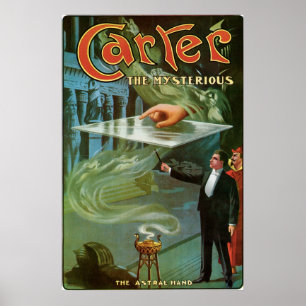 Poster Carter The Mysterious ~ Vintage Magic Act