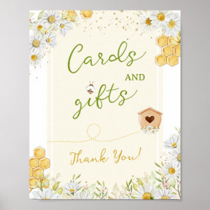 Poster Cartes Cadeaux Fête Abeille Bourdon Mariage Futur
