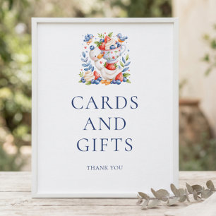 Poster Cartes Cadeaux Panneau Bébé Silly Goose à la Mûre
