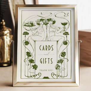 Poster Cartes & Cadeaux Signale Art Nouveau Vintage par M