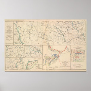 Poster Cartes de campagne de Goldsborough de la savane