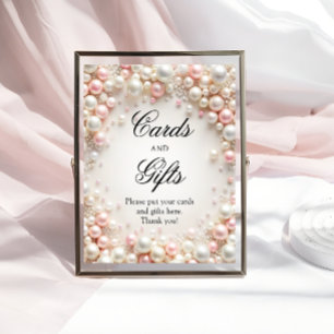 Poster Cartes de Fête des mariées et cadeaux de perles ro