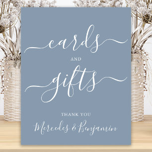 Poster Cartes de Mariage Cadeaux Moderne Calligraphie Dus