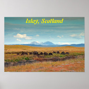 Poster Cartes du Jura d'Islay, Ecosse