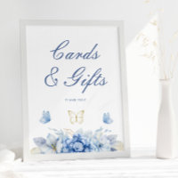 Cartes et cadeaux Blue Little Butterfly