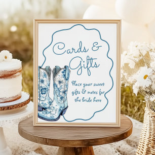 Poster Cartes et cadeaux chinoiserie bottes enterrement d