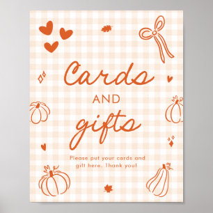 Poster Cartes et cadeaux Citrouille Un Petit Orange d'Aut