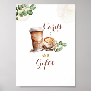 Poster Cartes et Cadeaux Coffee Love is Brewing Panneau d