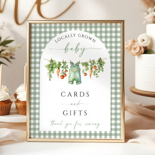 Poster Cartes et cadeaux cultivés localement Signaler lég