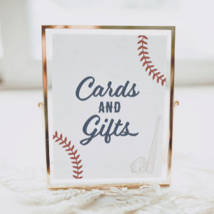 Poster Cartes et cadeaux d'anniversaire de baseball