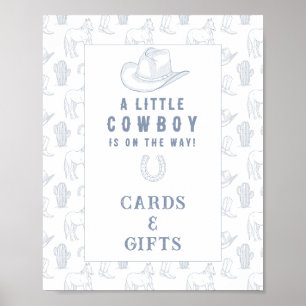 Poster Cartes et cadeaux de baby shower