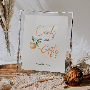 Poster Cartes et cadeaux de Baby shower pour Citrus Littl