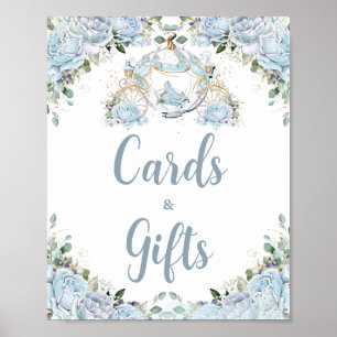 Poster Cartes et Cadeaux de Carrosse de Princesse Roses B