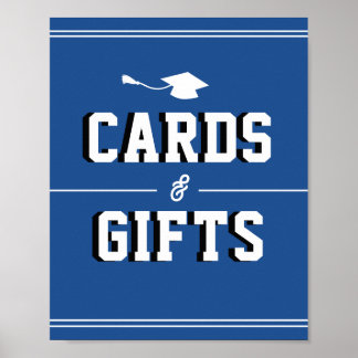 Poster Cartes et cadeaux de fin d'études de Letterman BLE