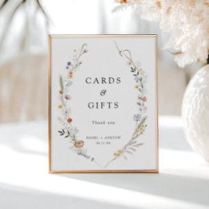 Poster Cartes et Cadeaux de Fleur Sauvage Terreuse
