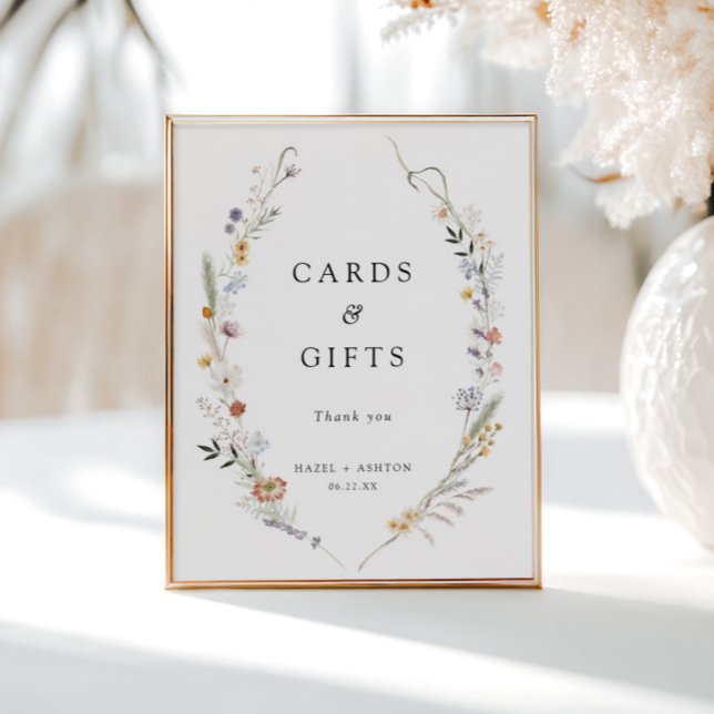Poster Cartes et Cadeaux de Fleur Sauvage Terreuse (Créateur téléchargé)