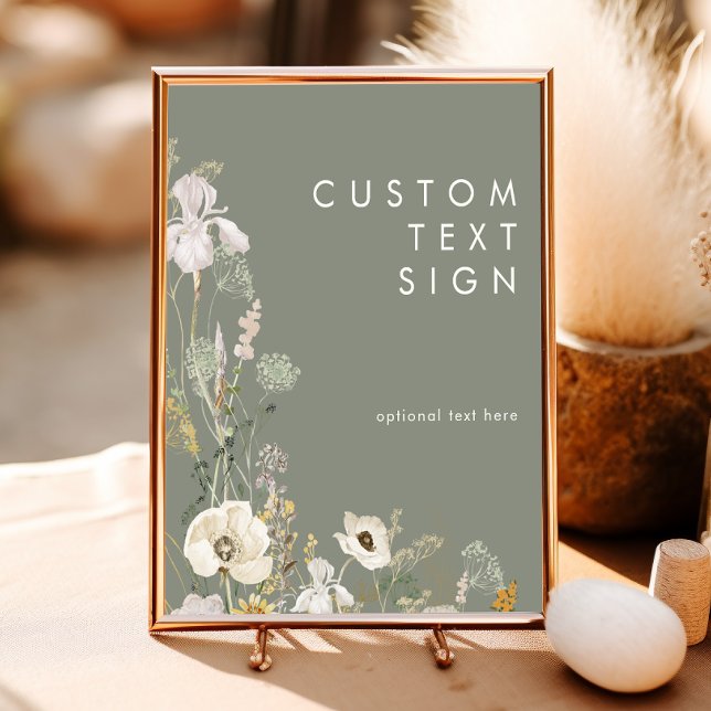 Poster Cartes et cadeaux de Fleur sauvage Whimsical perso (Créateur téléchargé)