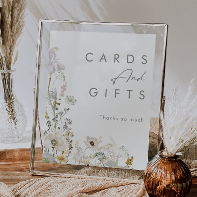 Poster Cartes et cadeaux d'ivoire du Fleur sauvage Whimsi (Créateur téléchargé)