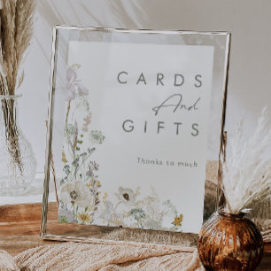 Poster Cartes et Cadeaux en Ivoire de la Prairie de Fleur