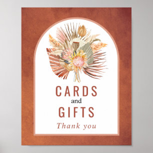 Poster Cartes et cadeaux en terre cuite mariage de automn