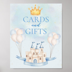Poster Cartes et cadeaux FairyTale Castle Crown Balloon P