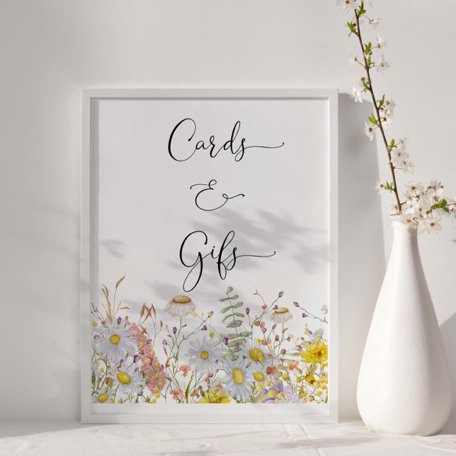 Poster Cartes et cadeaux fleur sauvage (Créateur téléchargé)