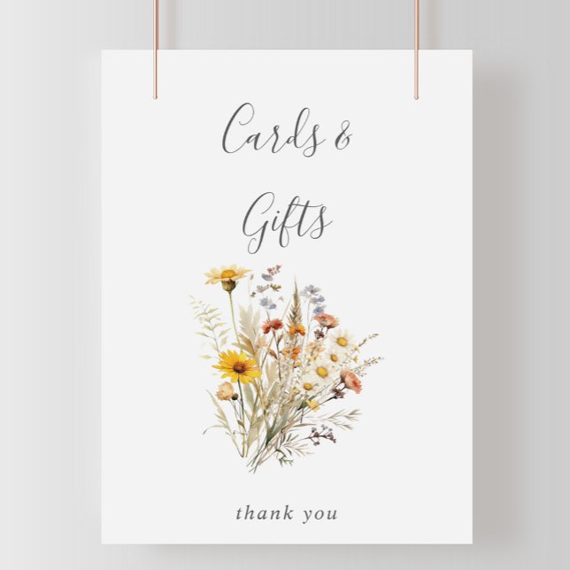 Poster Cartes et cadeaux Fleur sauvage Sunshine d'automne (Créateur téléchargé)