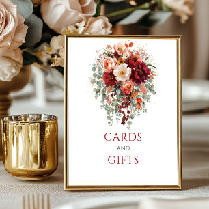 Poster Cartes et cadeaux Fleurs de Bourgogne d'Automne Eu