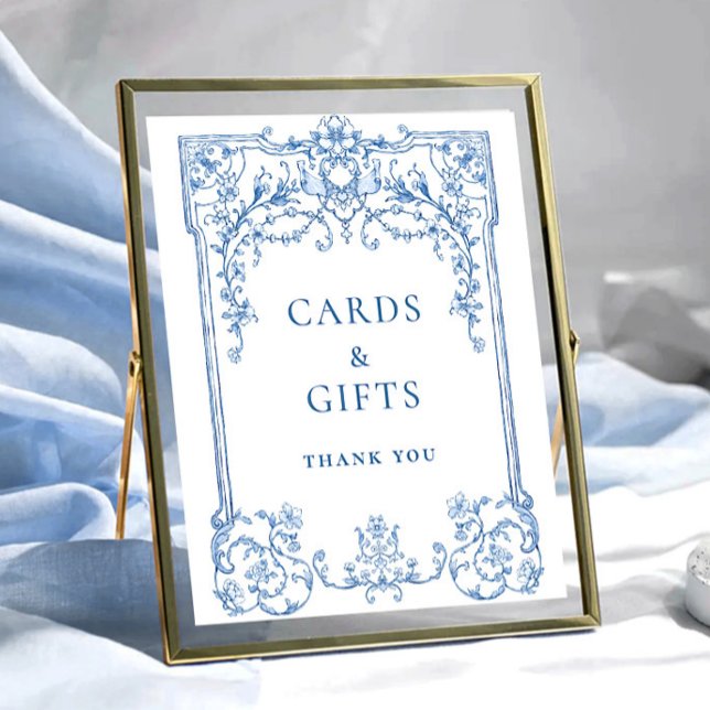 Poster Cartes et cadeaux Floral Ornate Grace de Victoria (Créateur téléchargé)