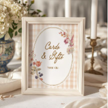 Cartes et cadeaux Gingham Cottage Tombez amoureux