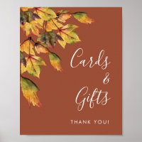 Cartes et cadeaux Mariages de automne Rustique Aut