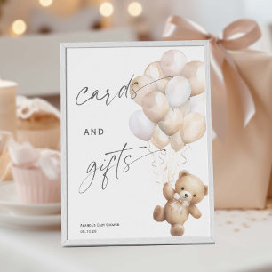 Poster Cartes et cadeaux modernes Bearly wait Neutral Gen