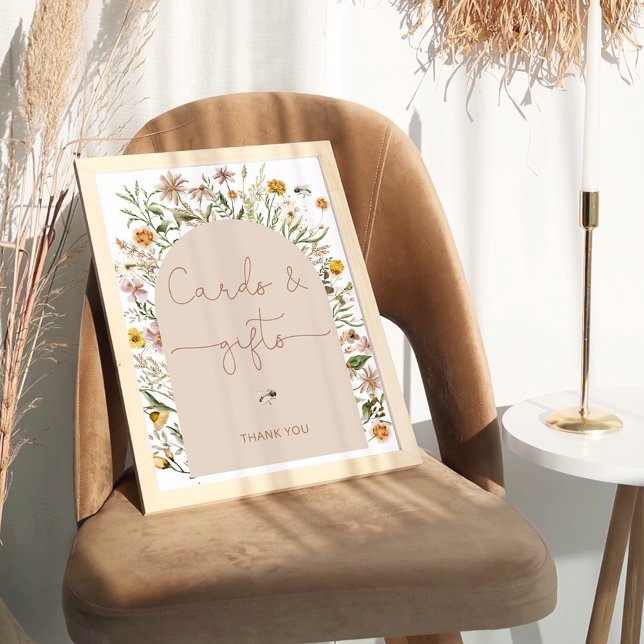 Poster Cartes et cadeaux modernes Fleur sauvage (Créateur téléchargé)