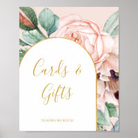 Cartes et Cadeaux Pastels du Jardin Floral Rose Él
