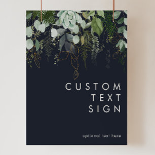 Poster Cartes et Cadeaux Personnalisés Feuillage et Feuil