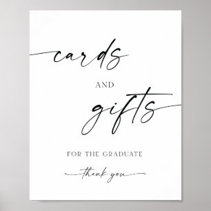 Poster Cartes et cadeaux pour les diplômés